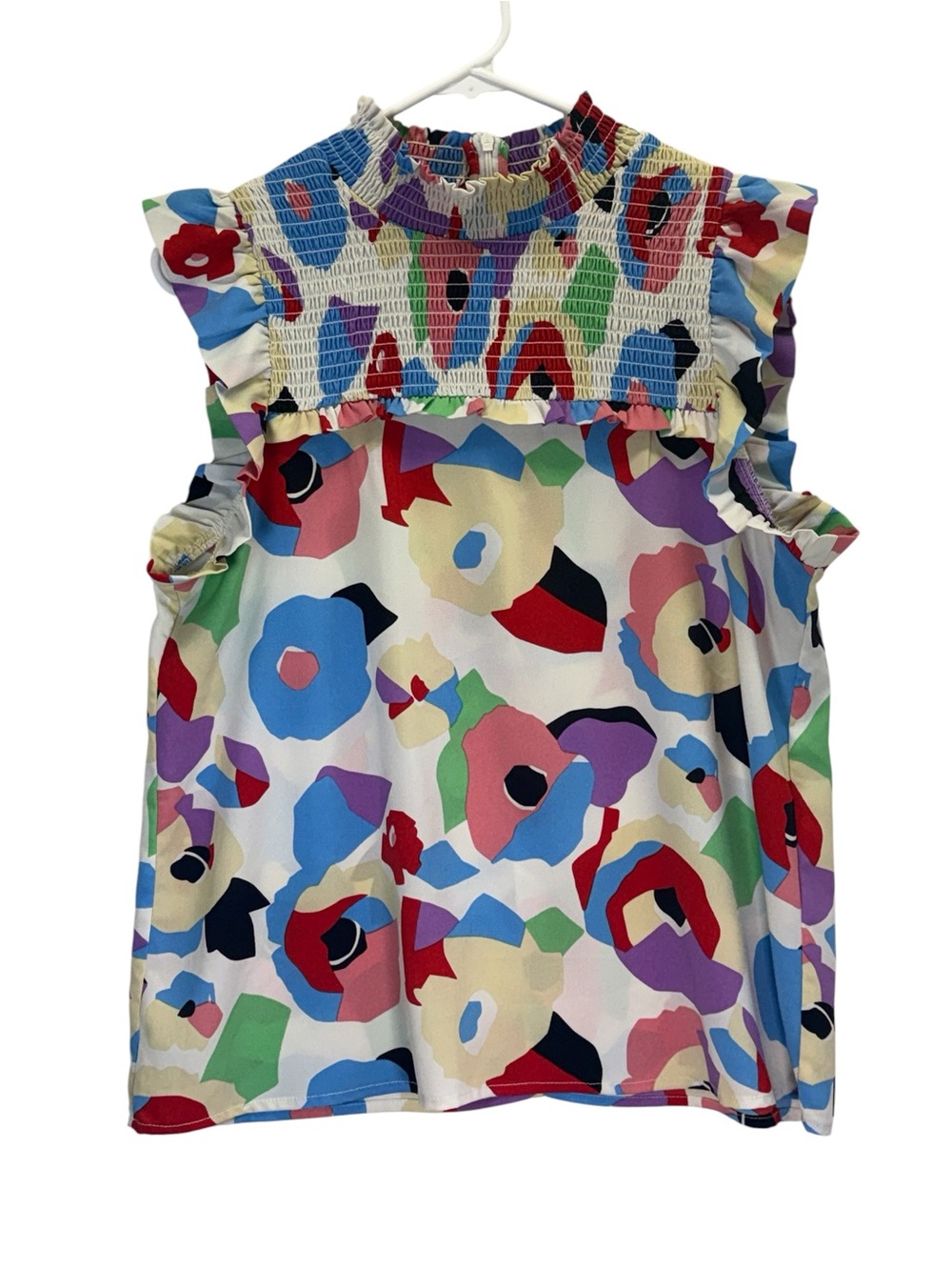 THML Multicolor Abstract Ruffle Sleeve Top
Size M - Picture 2 of 12